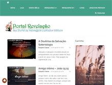 Tablet Screenshot of portalrevelacao.com